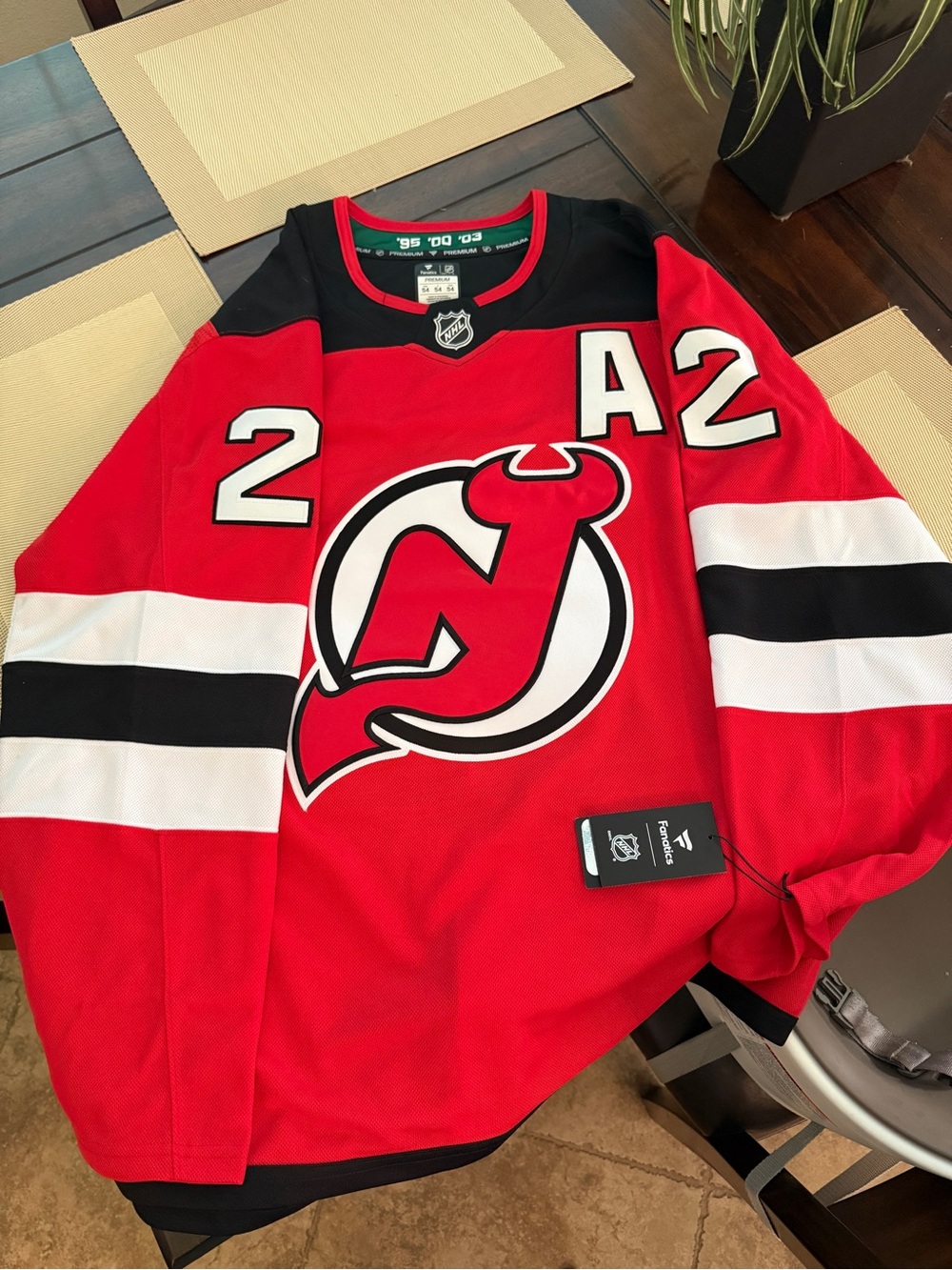 Custom New Jersey Devils Hockey Jersey